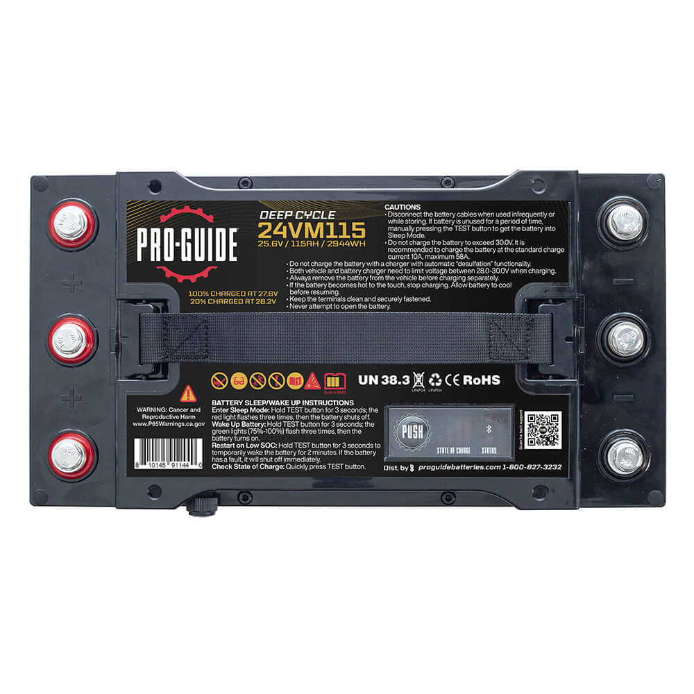 Pro-Guide Alpha Series Lithium Battery - 24V - 115AH - Group 31 (Tall) - 24VM115