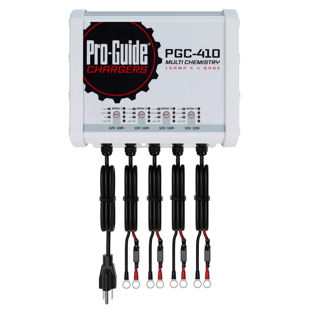 Pro-Guide 4 Bank On-Board Battery Charger - 12V - 40-Amp - PGC-410