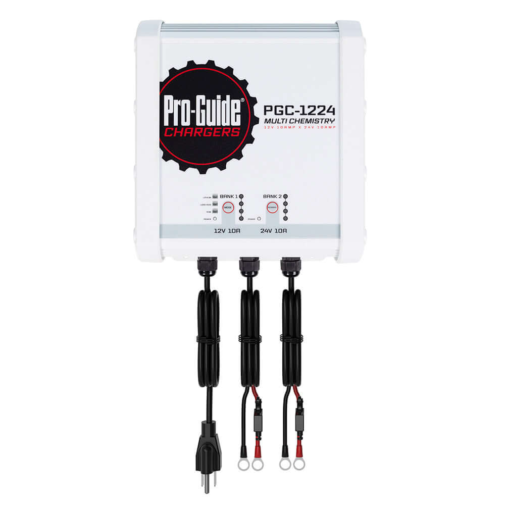 Pro-Guide 2 Bank On-Board Battery Charger - (1) 12V / (1) 24V - 20-Amp - PGC-1224