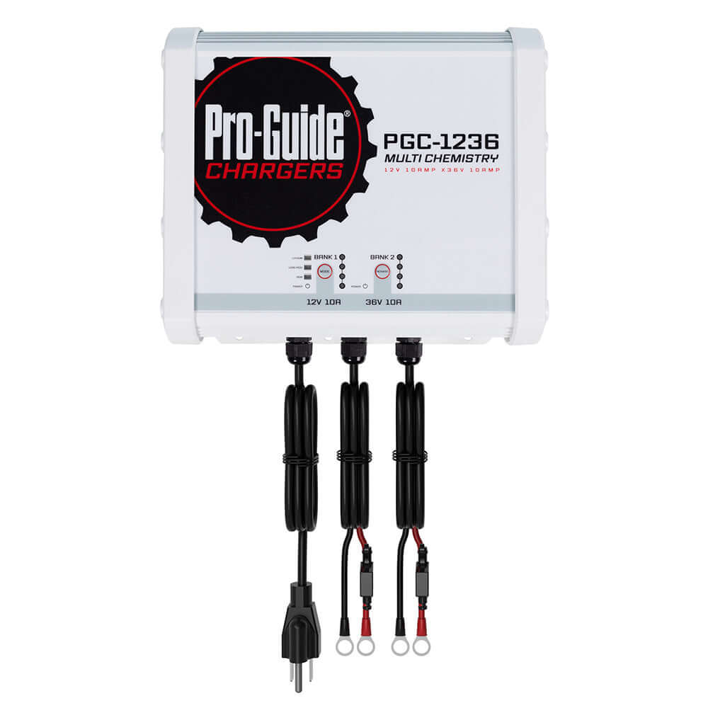 Pro-Guide 2 Bank On-Board Battery Charger - (1) 12V / (1) 36V - 20-Amp - PGC-1236