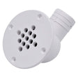 T-M Marine 90-Degree Cockpit Scupper Drain - White - CSD-92-DP
