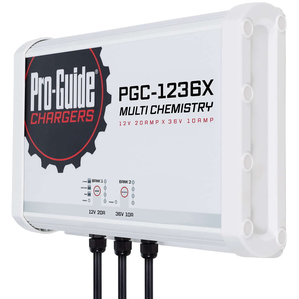 Pro-Guide 2 Bank On-Board Battery Charger - (1) 12V / (1) 36V - 30-Amp - PGC-1236X