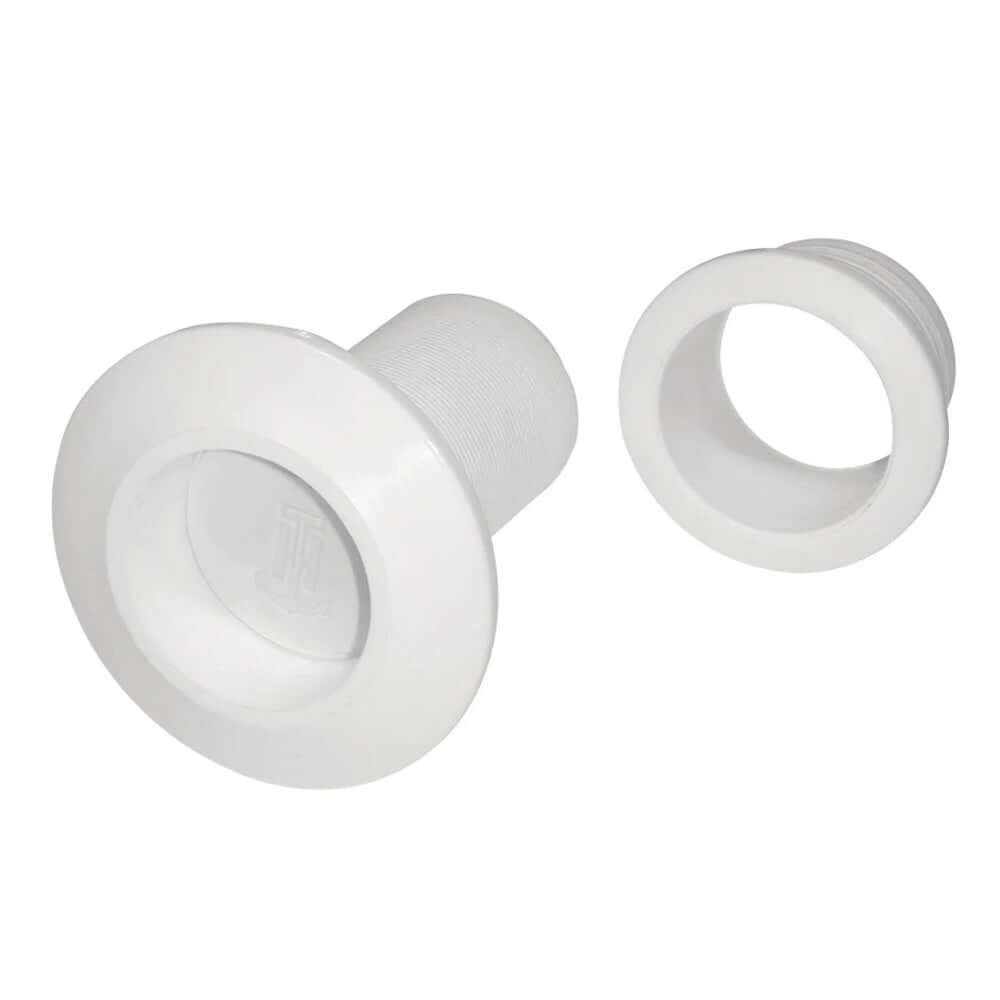 T-H Marine Recessed Flapper Scupper Drains - White - RFS-2-DP
