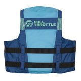 Full Throttle Nylon Life Jacket - Youth - Blue/Black - 112200-500-002-26