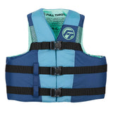 Full Throttle Nylon Life Jacket - Youth - Blue/Black - 112200-500-002-26