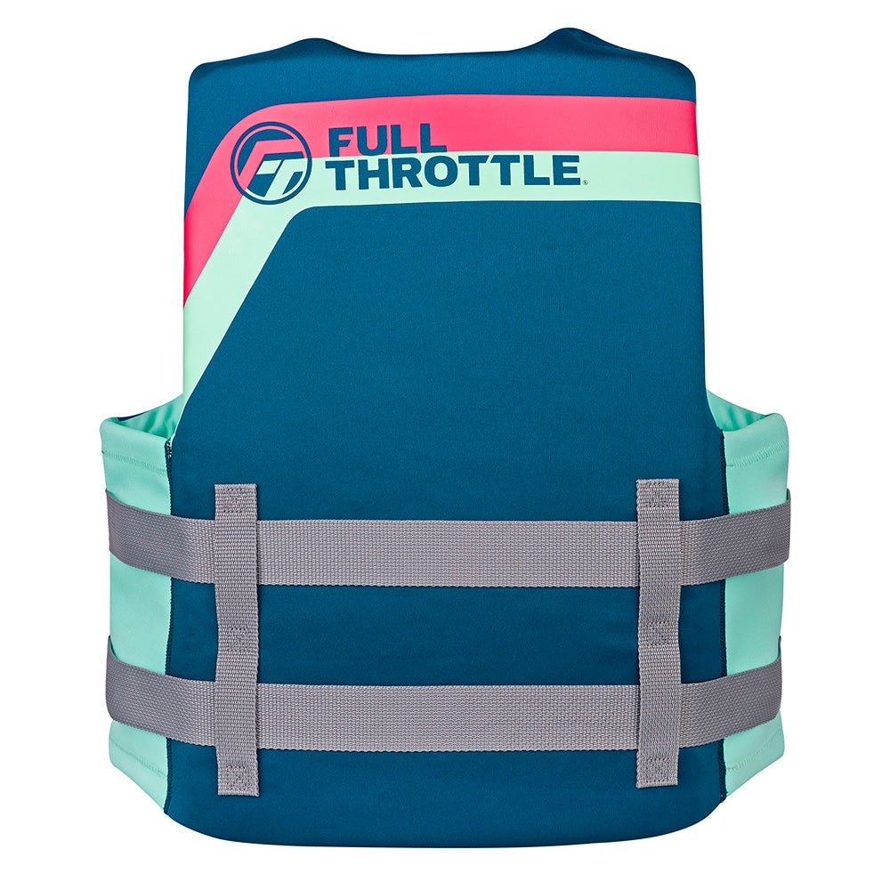 Full Throttle Adult Rapid-Dry Life Jacket - S/M - Aqua - 142100-505-030-27