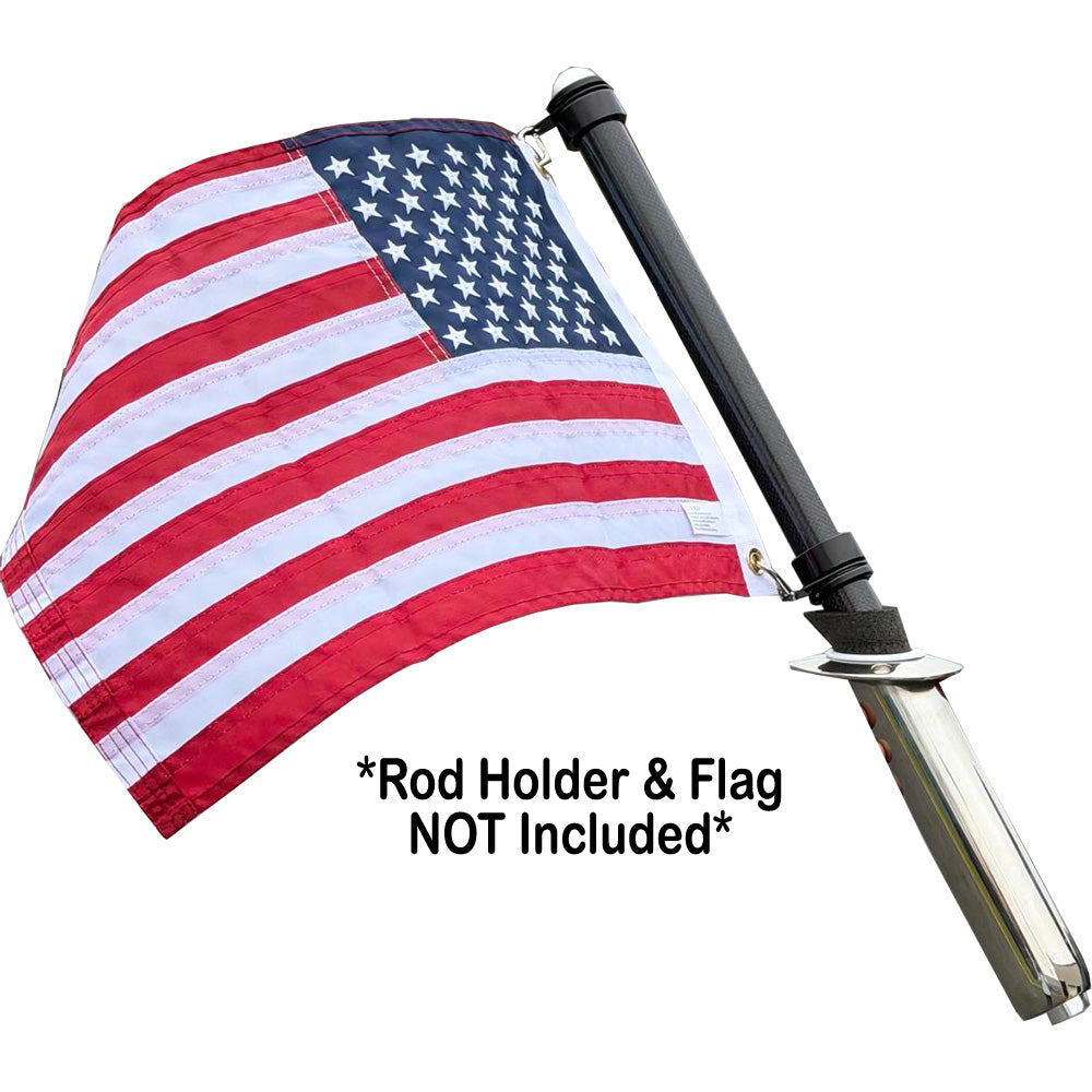 TACO Carbon Fiber Flag Pole w/J-Lock System - 26" - FP-0125-CF24