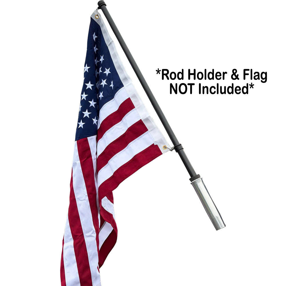 TACO Carbon Fiber Flag Pole w/J-Lock System - 54" - FP-0125-CF54