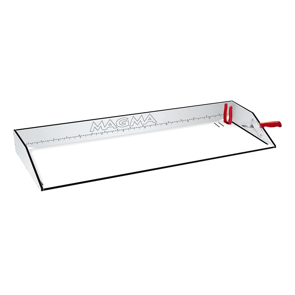 Magma First Mate Cutting & Serving Table w/Engraved Ruler - 31" Long x 12.5" Deep x 3 7/8" High - T10-503B