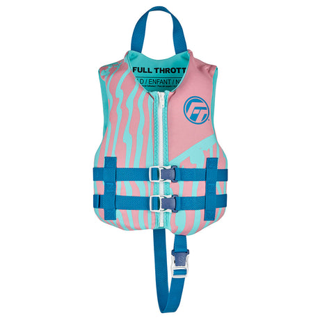 Full Throttle Child Rapid Dry Life Jacket - Pink - 142100-105-001-26