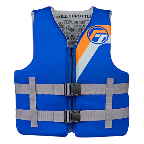 Full Throttle Adult Rapid-Dry Life Jacket - L/XL - Blue - 142100-500-050-27