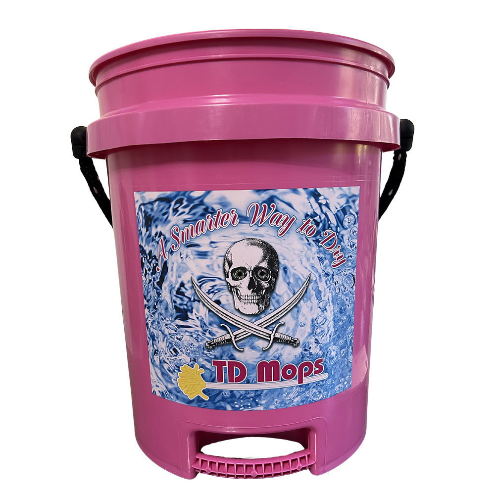 TD Mop TD Grip Bucket - Pink - 5 Gallon - PINKGRIP