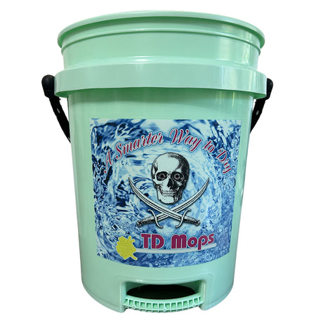 TD Mop TD Grip Bucket - Teal Green - 5 Gallon - GREENGRIP