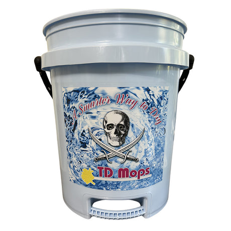TD Mop TD Grip Bucket - Light Blue - 5 Gallon - BLUEGRIP