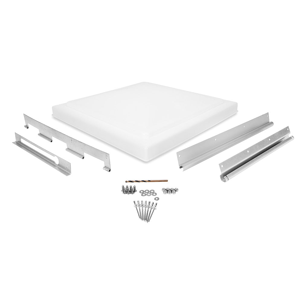 Camco Universal RV Roof Vent Replacement Kit - Fits Standard 14" x 14" Vent Openings - 40195