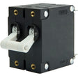 Egis A Series White Toggle Panel Mount Circuit Breaker - Dual Pole 15A - 3202-15