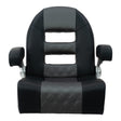 Springfield Console Helm Flip-Up - Black-Grey - 1042035-BLK