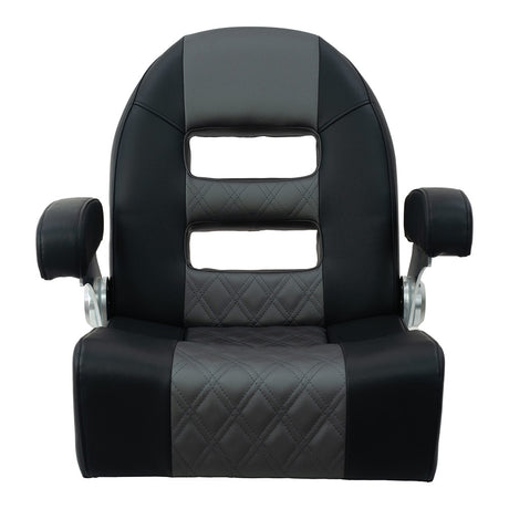 Springfield Console Helm Flip-Up - Black-Grey - 1042035-BLK