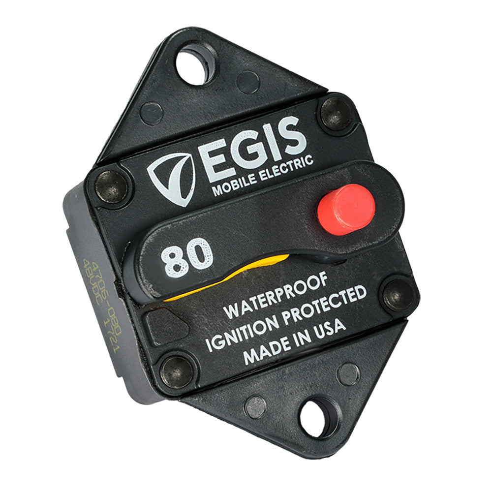 Egis 80A Circuit Breaker - 85 Series - Panel Mount - 4706-080