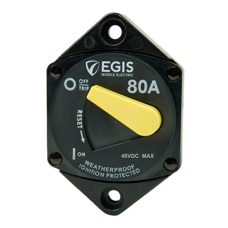 Egis 80A Circuit Breaker - 87 Series - Panel Mount - 4707-080