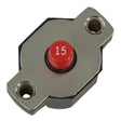 Egis 15A Push Button Circuit Breaker - Reset Only - 4712-15