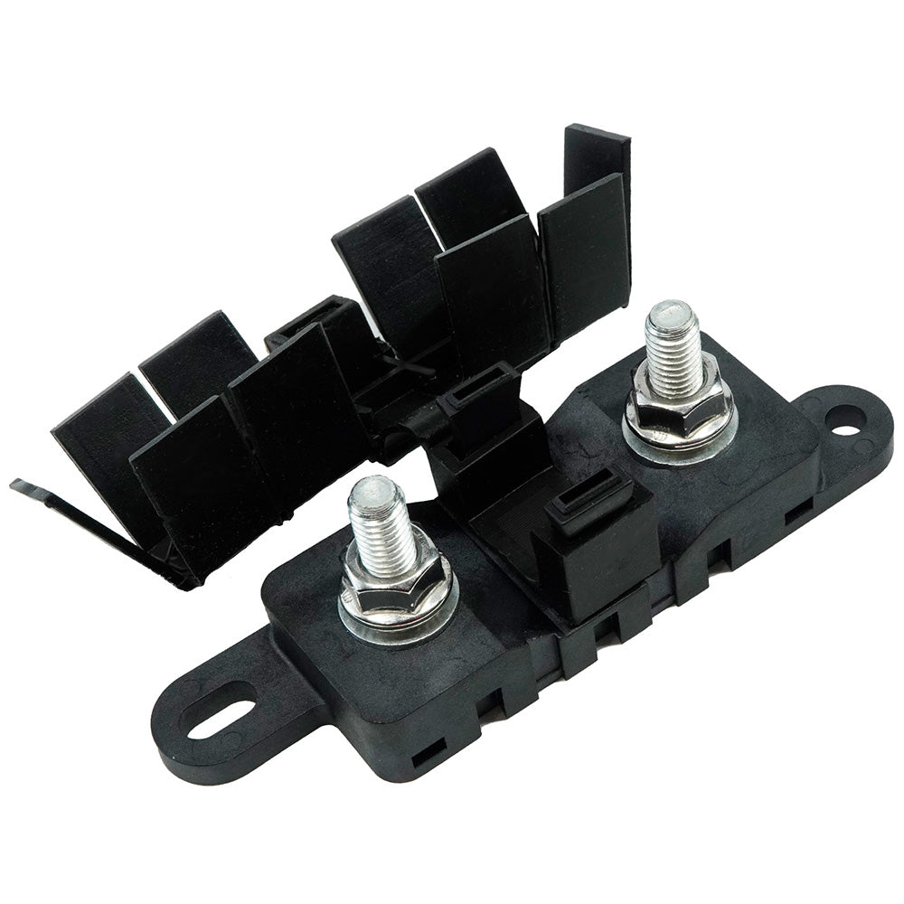 Egis Mega Fuse Block M8 Stainless Self-Locking Hardware w/Black Cover - 3820
