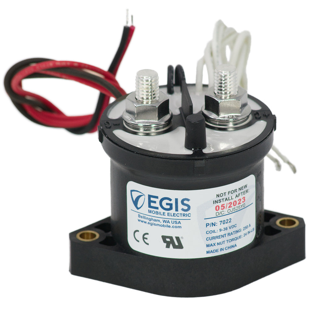 Egis Contactor 500A 12/24V w/Aux Contacts - 7022