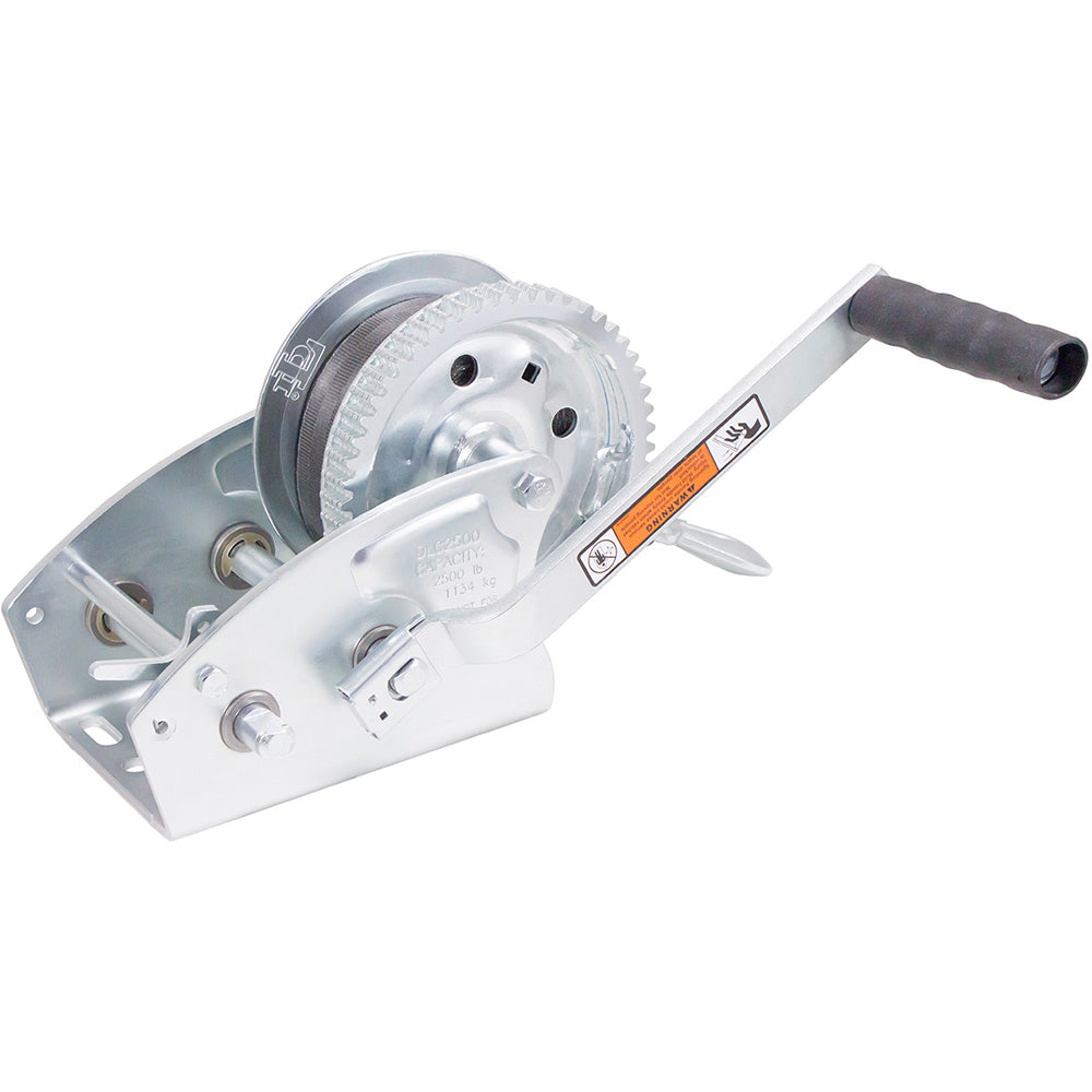 Load Rite Two-Speed Trailer Winch - 2500lbs - 27' Strap - 8" Handle - 6089.28