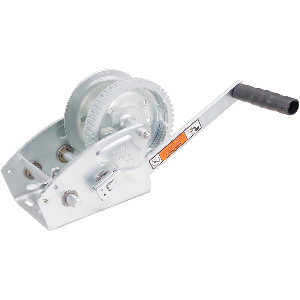 Load Rite Two-Speed Trailer Winch - 3200lbs - 25' Strap - 8" Handle - 6089.29