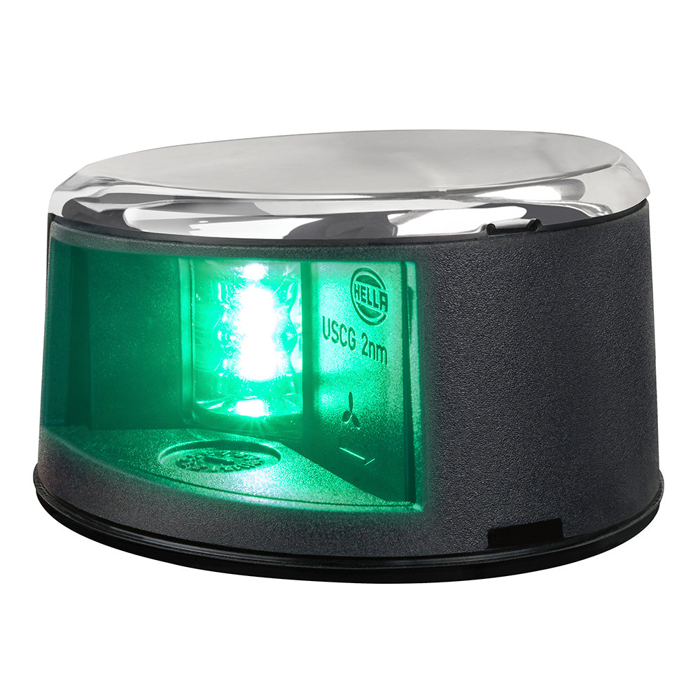 Hella Marine NaviLED Gen II Starboard Deck Mount Navigation Lamp - Stainless Steel - 17910311