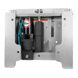 Bob's Machine 6" Setback Action Series Hydraulic Jack Plate - Silver - 100-106010-NOPC-NOSPN-NG