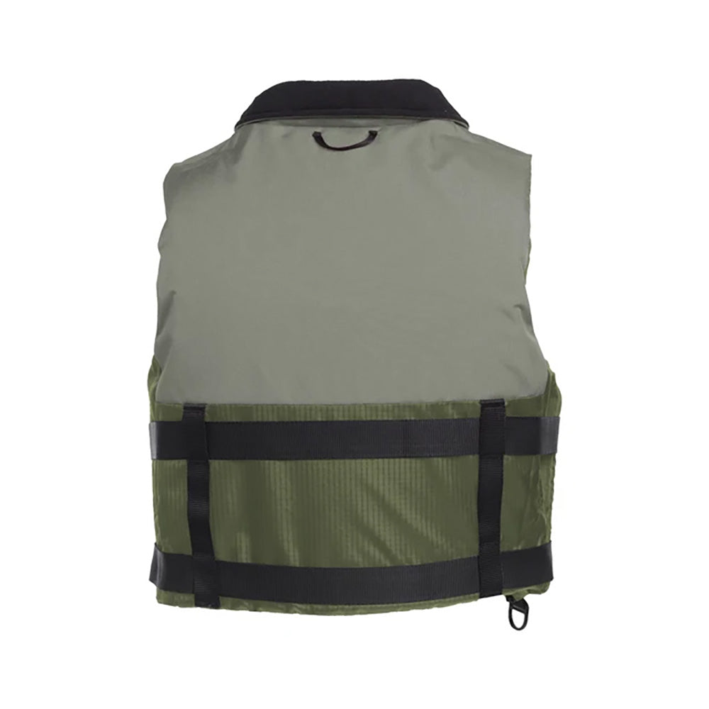 Mustang Accel Foam Vest - Green/Grey - Small - MV4627-833-S