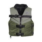 Mustang Accel Foam Vest - Green/Grey - Small - MV4627-833-S