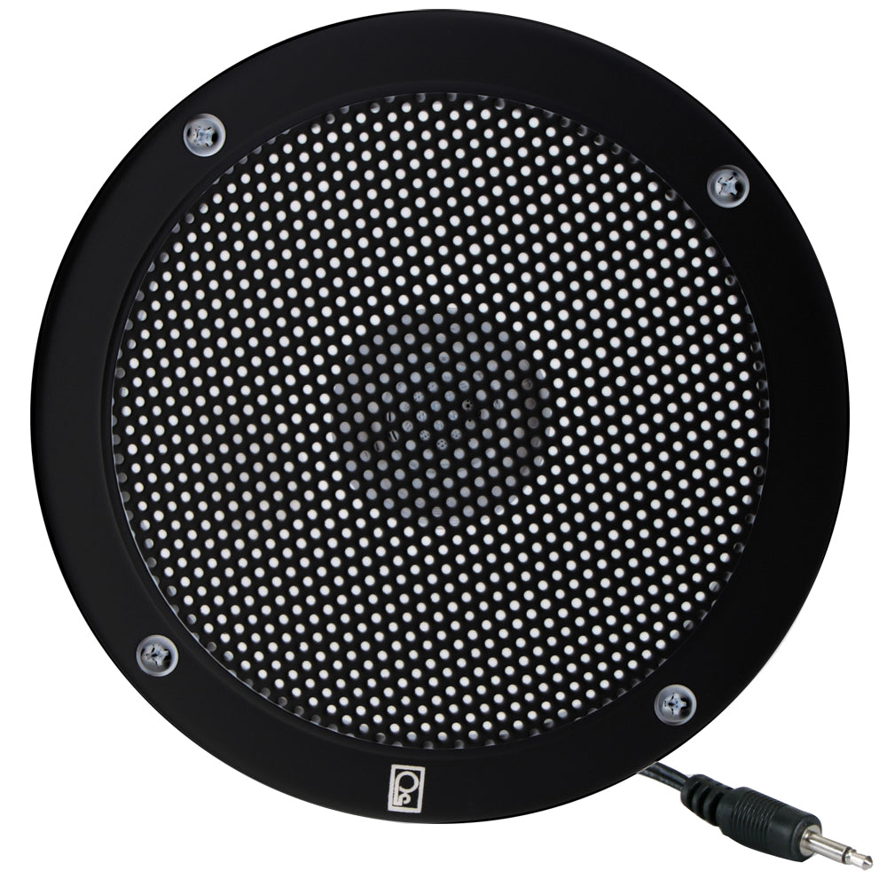 Poly-Planar MA-1000 5-Inch VHF Extension Speaker - Black - MA1000RB