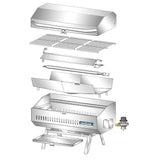 Magma ChefsMate Gas Grill A10-803 * Portable Marine-Grade Stainless Steel Cooking System