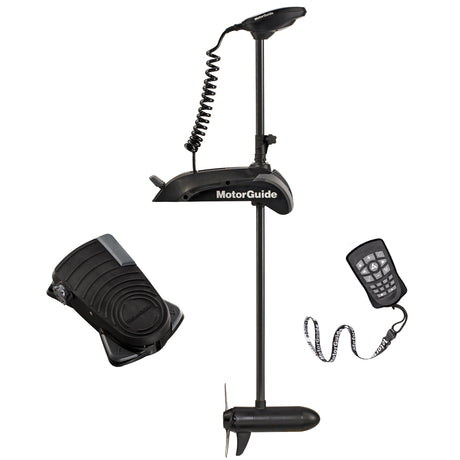 MotorGuide Xi5 Wireless Trolling Motor - 55 lbs Thrust, 54-inch Shaft, 12V, Freshwater with GPS and Wireless Pedal