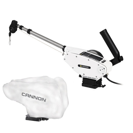 Cannon Magnum 10 STX-TS Downrigger w/White Cover - 1902310/WHTCOVER