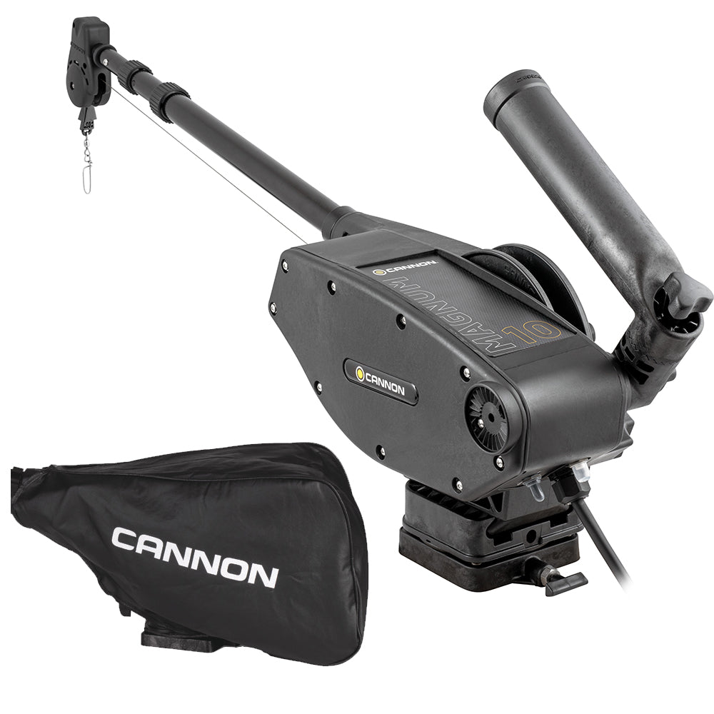 Cannon Magnum 10 Electric Downrigger w/Black Cover - 1902305/BLKCOVER