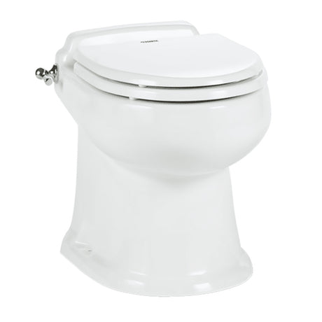 Dometic MasterFlush 8740 White Electric Macerating Toilet for Fresh Water Systems - 304874020