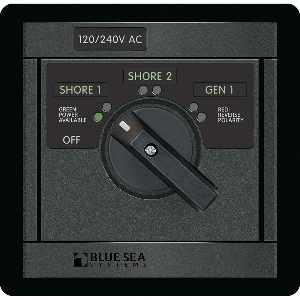 Bue Sea 120/240v AC Rotary 65A Off + 3 Sources - 1488