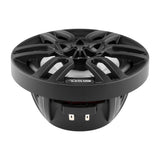 DS18 HYDRO 6.5" 2-Way Marine Speakers w/RBG LED Lights 300W - Matte Black - NXL-6BK