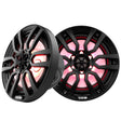 DS18 HYDRO 8" 2-Way Marine Speakers w/RGB LED Lights 375W - Matte Black - NXL-8BK