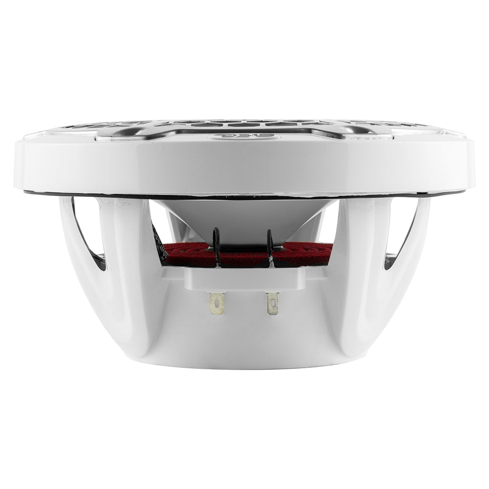 DS18 New Edition HYDRO 8" 2-Way Marine Speakers w/RGB LED Lighting 375W - White - NXL-8M/WH