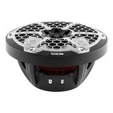 DS18 New Edition HYDRO 8" 2-Way Marine Speakers w/RGB LED Lighting 375W - Black - NXL-8M/BK