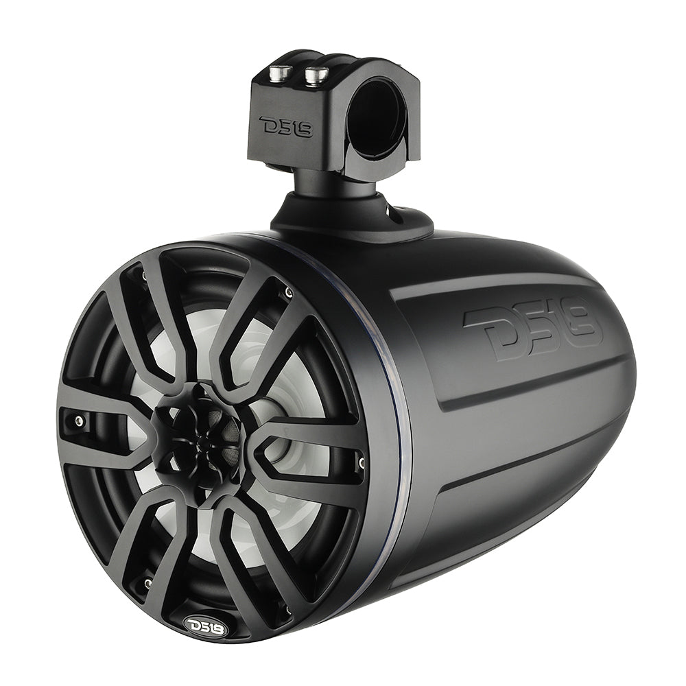 DS18 X Series HYDRO 8" Wakeboard Pod Tower Speaker w/RGB LED Light - 375W - Matte Black - NXL-X8TP/BK