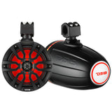 DS18 X Series HYDRO 8" Wakeboard Pod Tower Speaker w/RGB LED Light - 375W - Matte Black - NXL-X8TP/BK