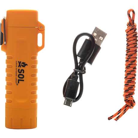SOL Survive Outdoors Longer Fire Lite Fuel-Free Electric Lighter with Dual Arc Plasma Technology