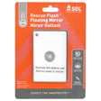 SOL Survive Outdoors Longer Rescue Flash Floating Mirror * Emergency Signaling Tool with Reflective Aimer and Water Floatability