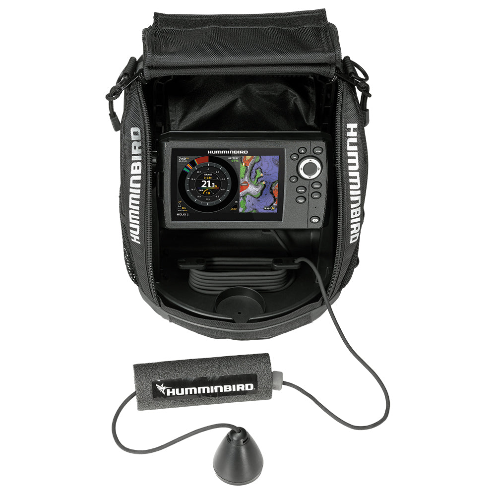 Humminbird ICE Helix 5 CHIRP GPS G3 Fishfinder and Sonar Combo - 411730-1