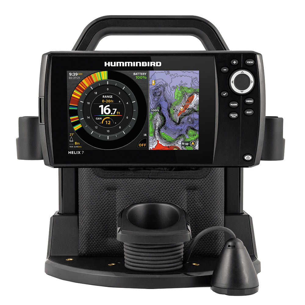 Humminbird ICE HELIX 7 CHIRP GPS G4 Fishfinder and Sonar Combo - 411750-1